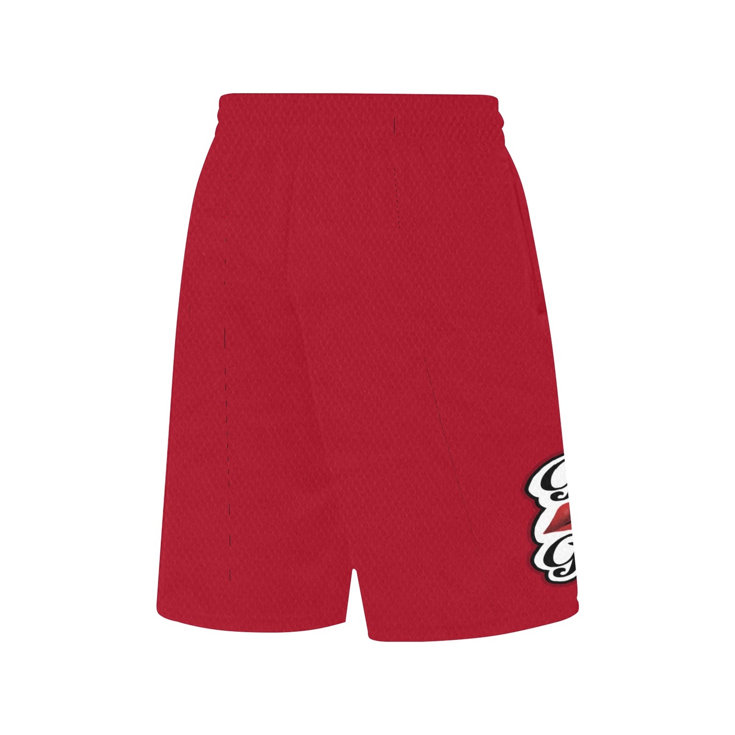 “Girl Gang” (red) Basketball Shorts With Pockets