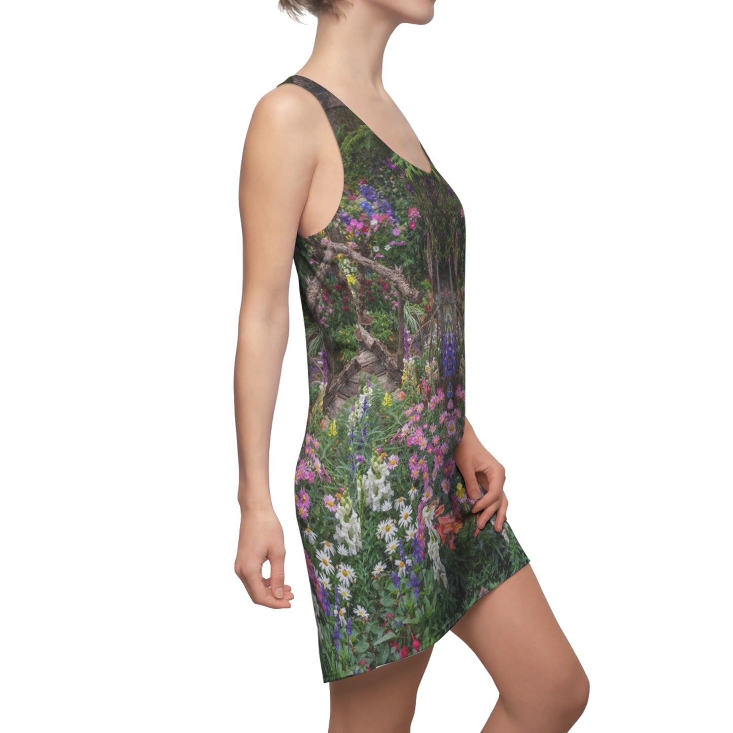 Wild Flower Women's Cut & Sew Racerback Dress