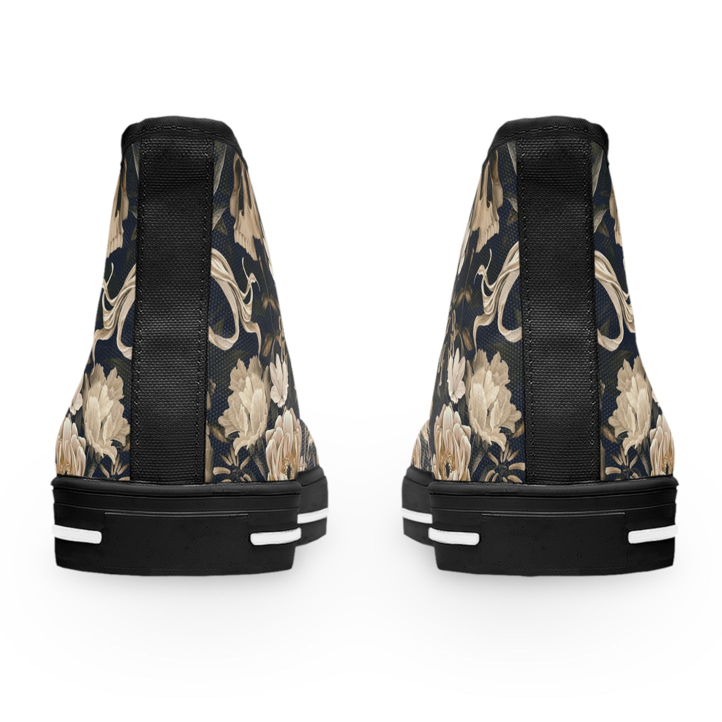 Skull & Roses Women's High Top Sneakers
