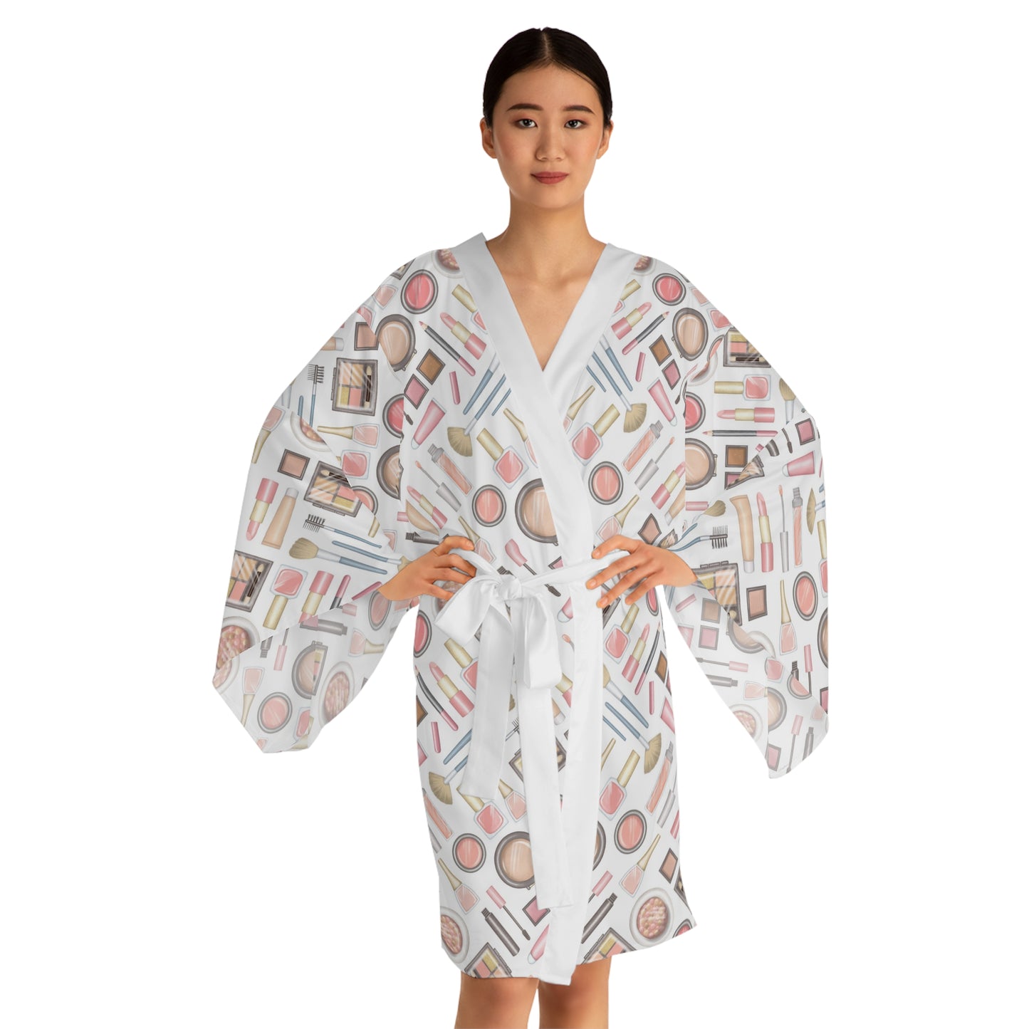Cosmétique Long Sleeve Kimono Robe