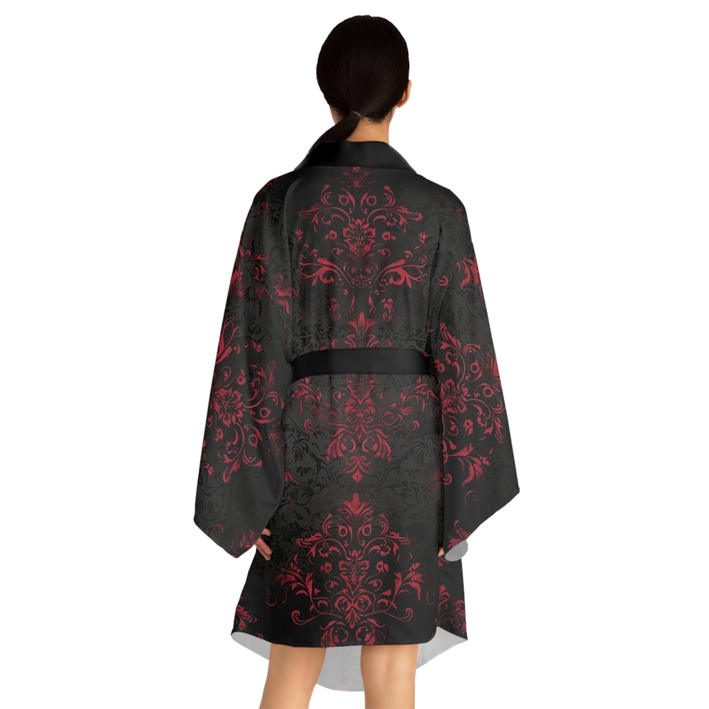 Gothic Romance Long Sleeve Kimono Robe