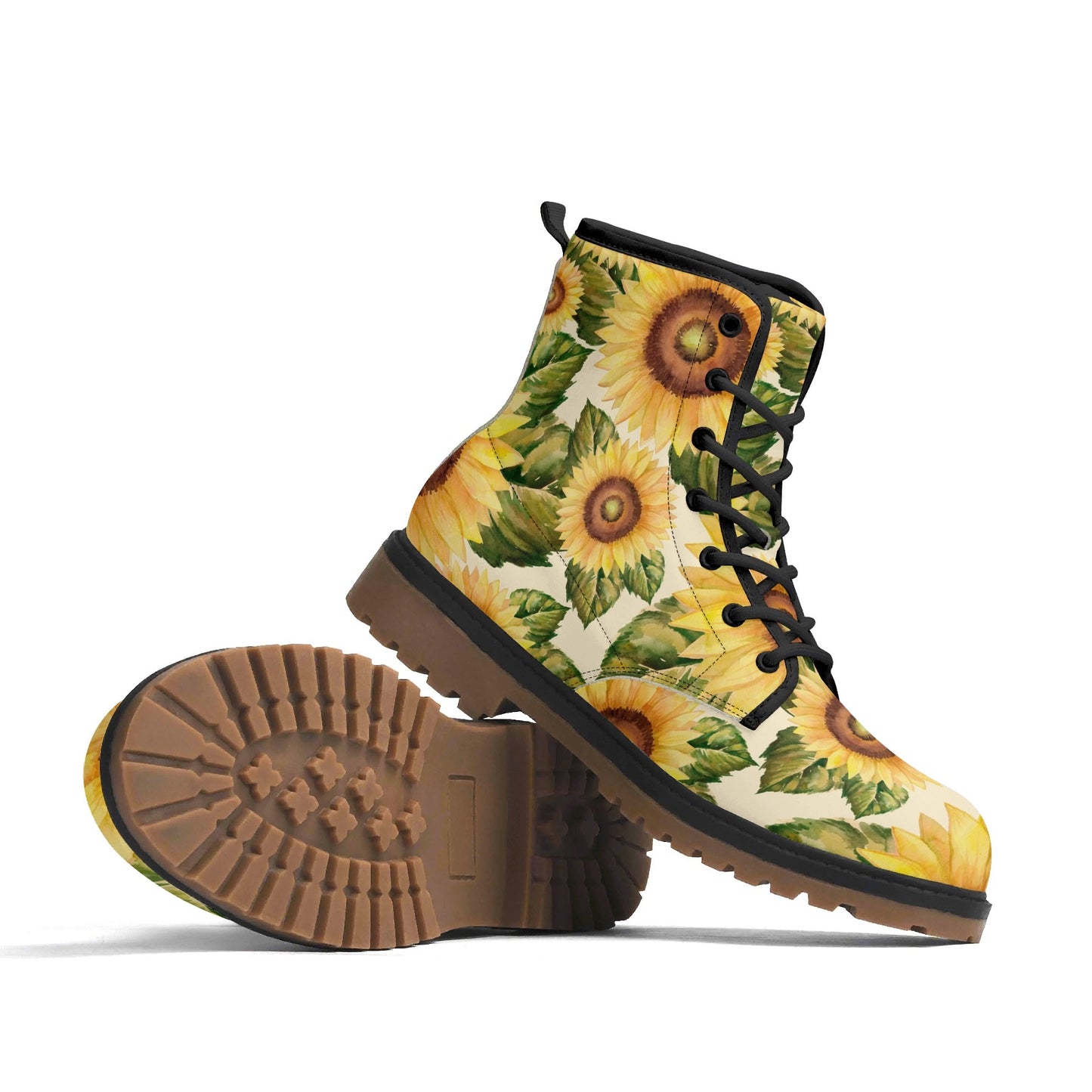 In Bloom Womens Upgraded Brown Outsole Leather Boots