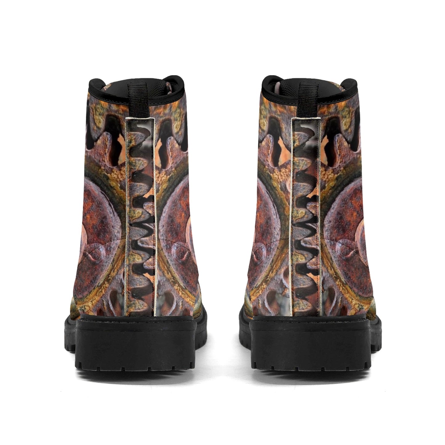 Grinding Gears Womens Upgraded Black Outsole Leather Boots