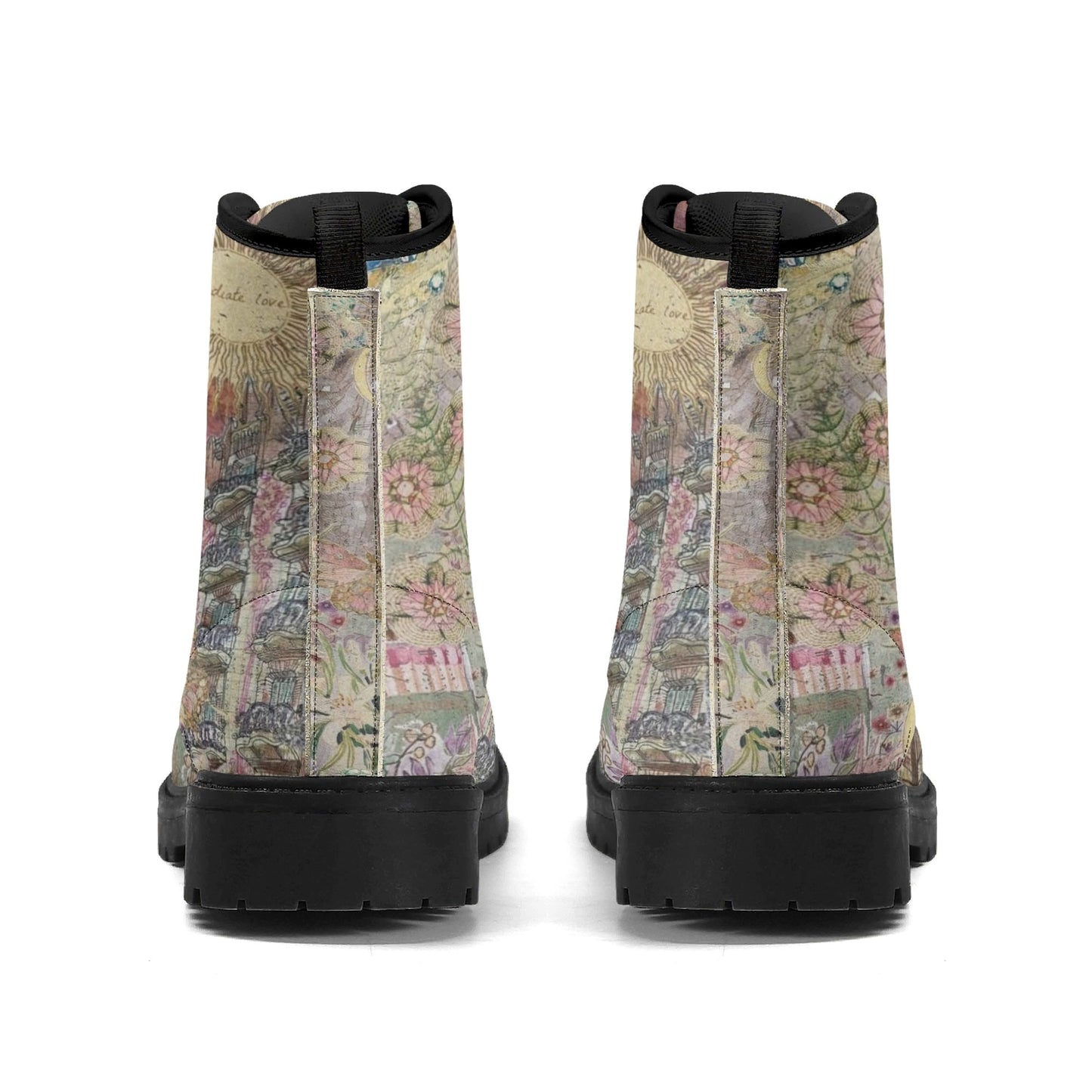 Radiate Love Womens Upgraded Black Outsole Leather Boots