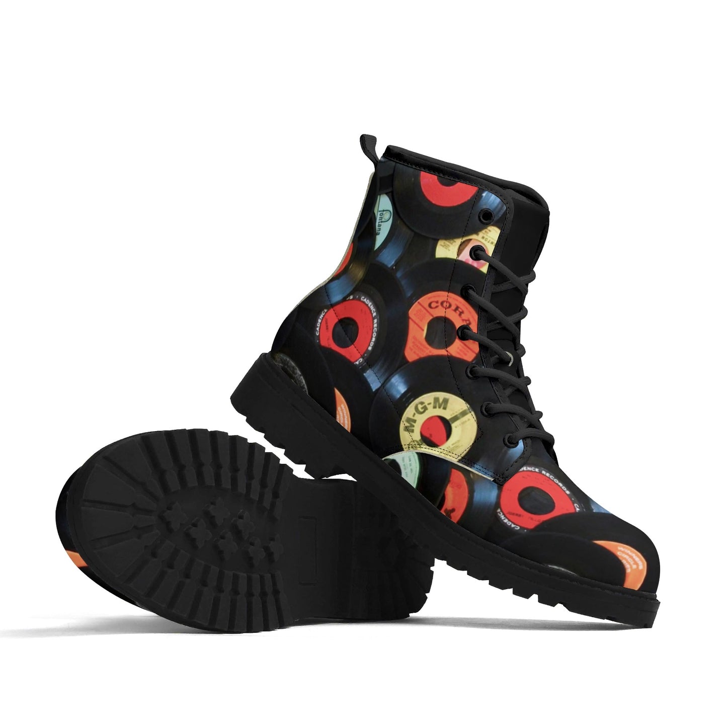 45’s Womens Upgraded Black Outsole Leather Boots