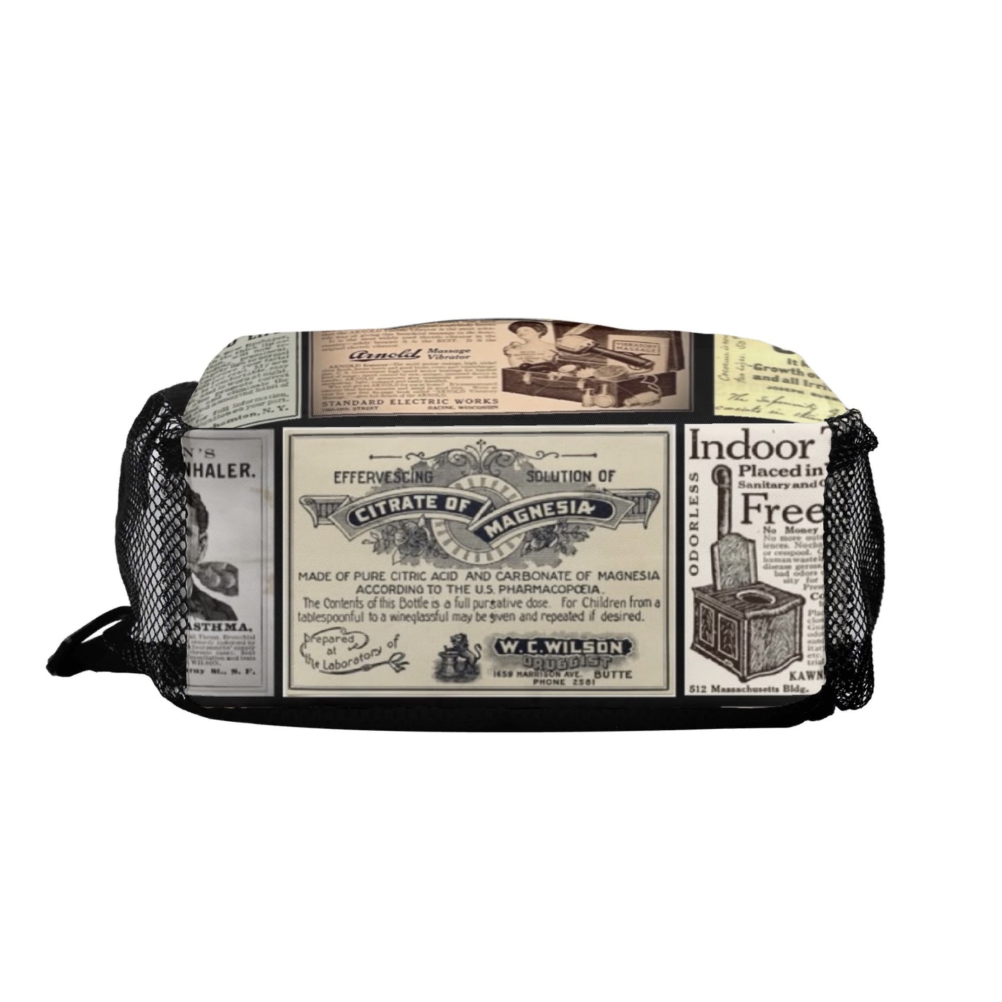 Old Time Remedies Chest Crossbody Bag with Adjustable Strap