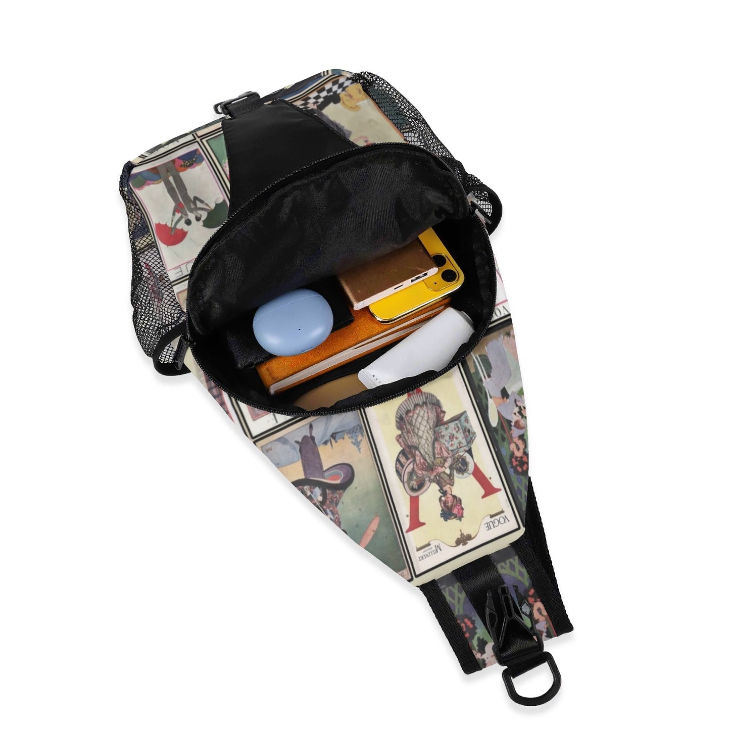 Vintage VOGUE Covers (1911-1924) Women's, Chest Crossbody Bag with Adjustable Strap