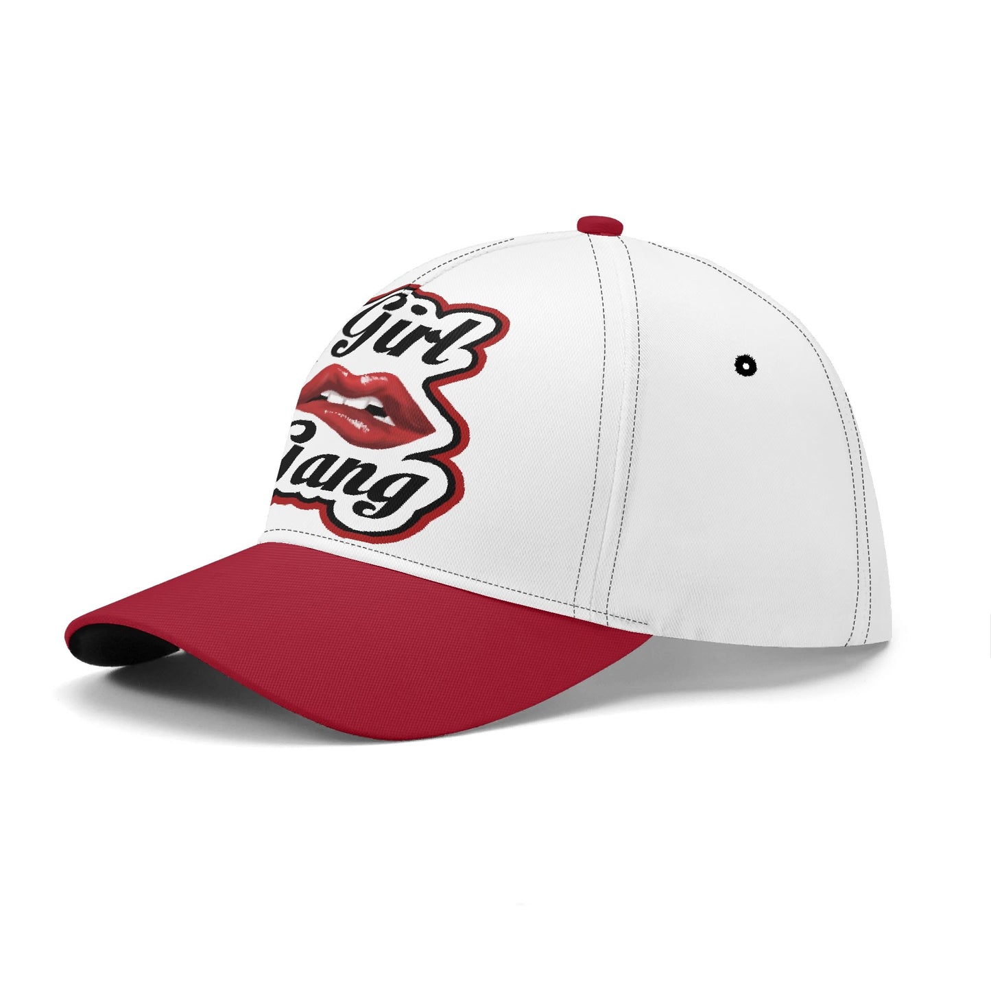 “Girl Gang” (red & white) Baseball Cap