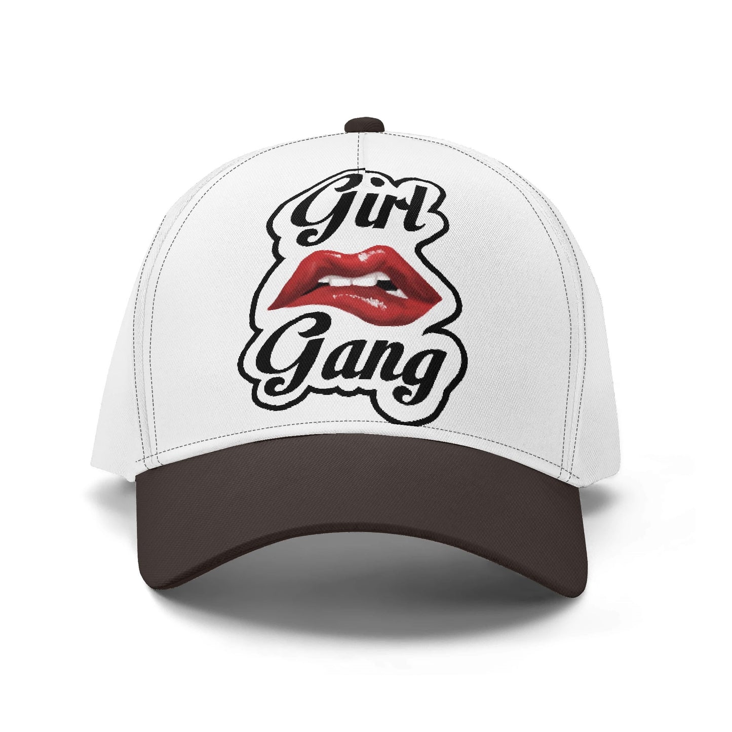 “Girl Gang” (black & white) Baseball Cap