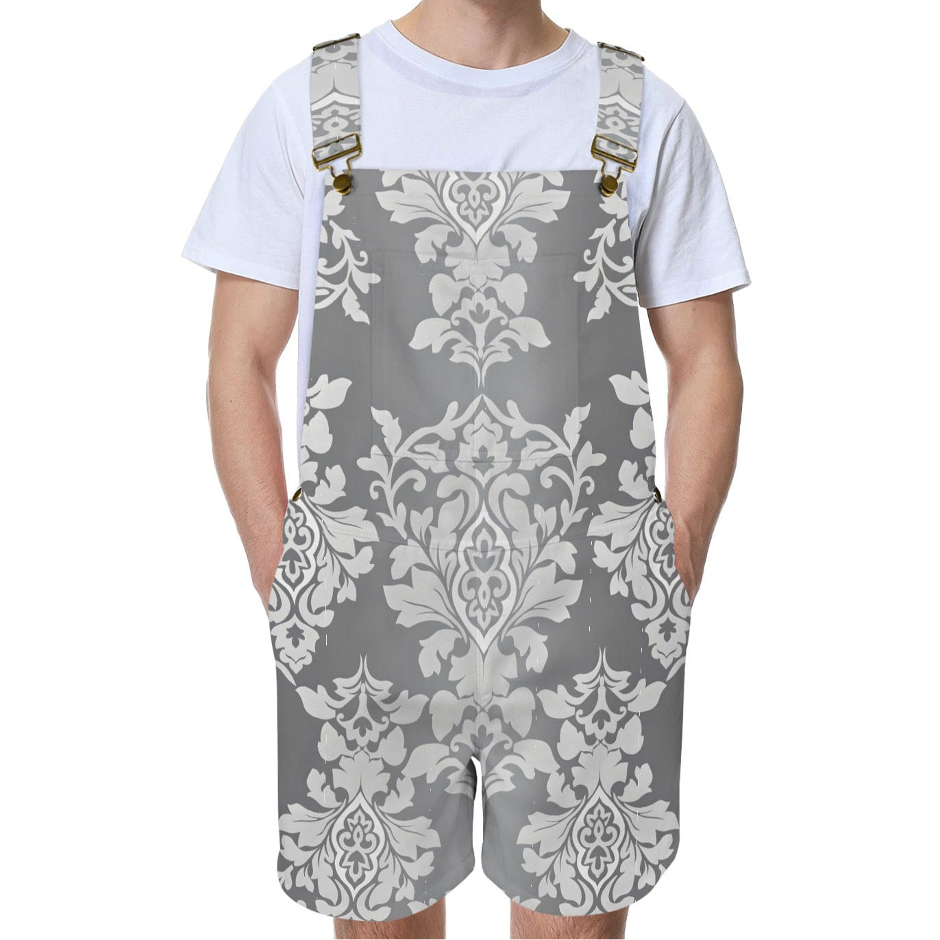 Platinum Rococo Unisex Suspender Jumpsuit