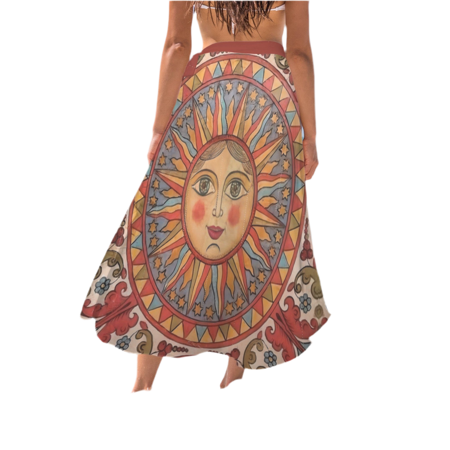 Feminine Warmth (Russian Folk Art)
Women's Long Knot Side Cover Up