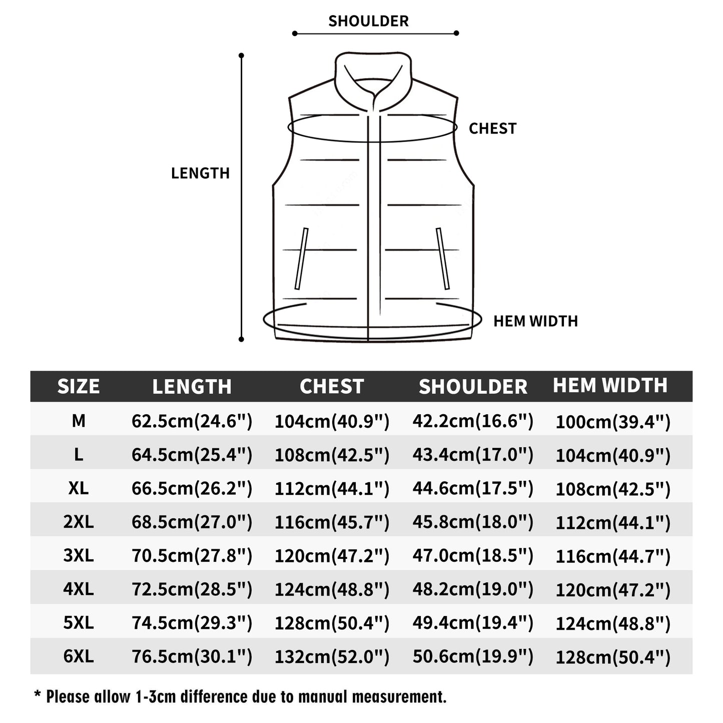 Bump & Roll Unisex Lightweight Stand Collar Zip Up Puffer Vest