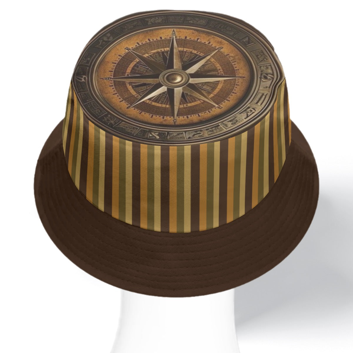 Feminine Warmth (Russian Folk Art) Double-Side Print Bucket Hat