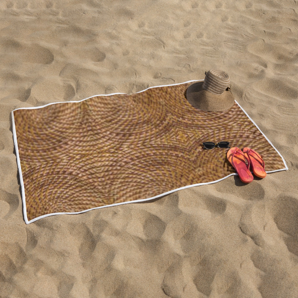 Wicker Weave (50.1”X 70.9”) Rectangular Beach Towel