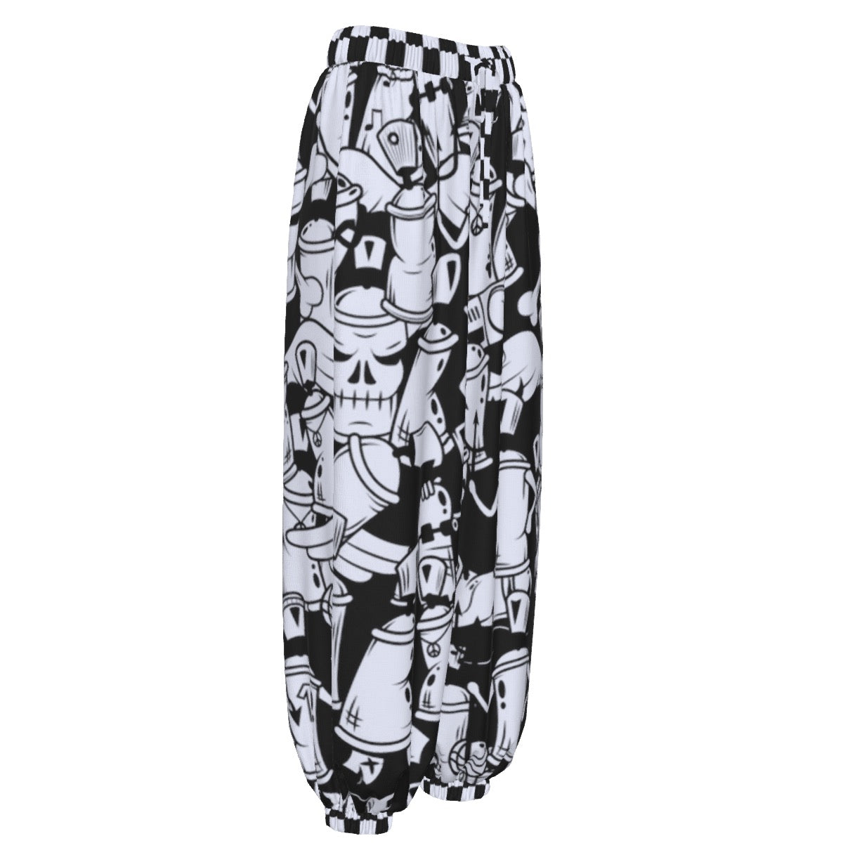 Graffititude Women's Carrot Pants with Pockets
