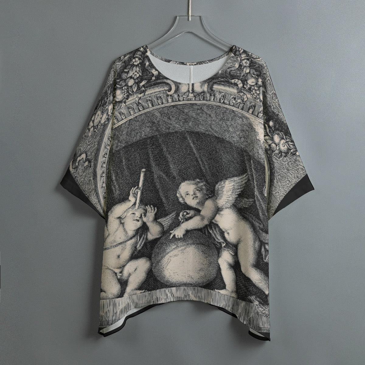 Cherubs of the Constellations Women's Bat Sleeve Shirt