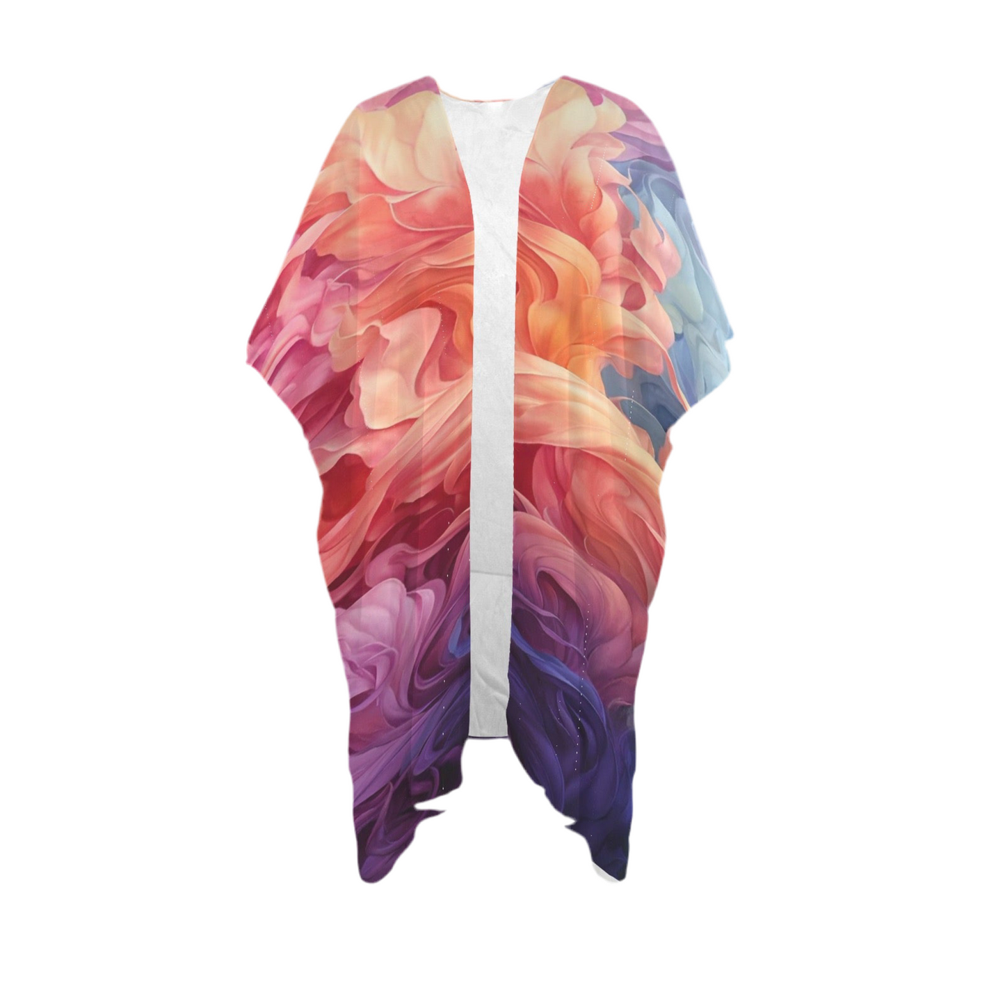 Peachy Pastels Women's Long Cover Up