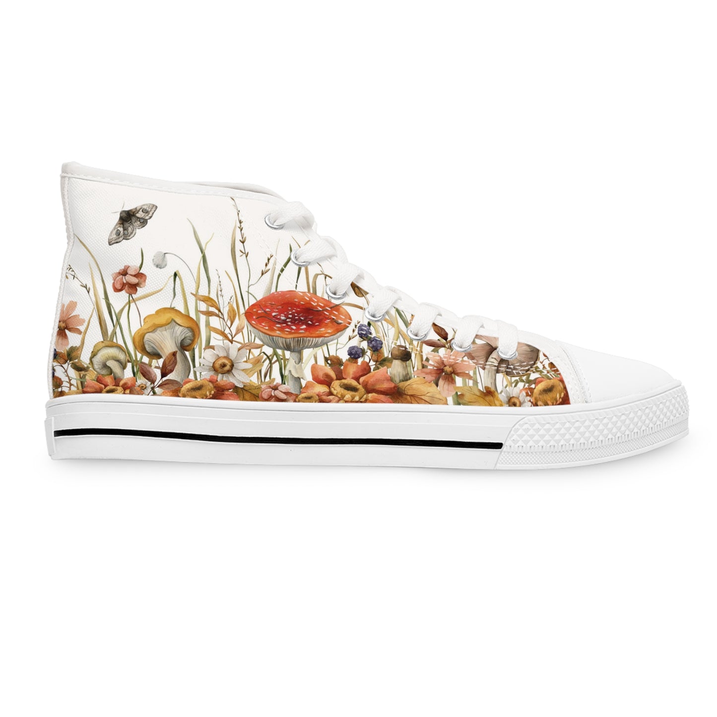 Fungi Fall Women's High Top Sneakers