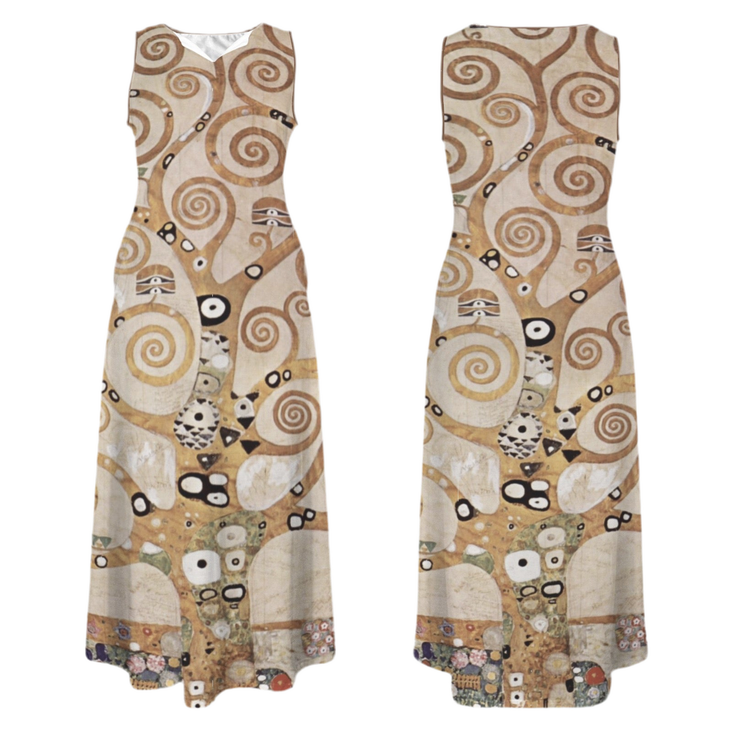 Gusta Klint’s, Tree of Life (1909) on Women's Sleeveless Maxi Dress