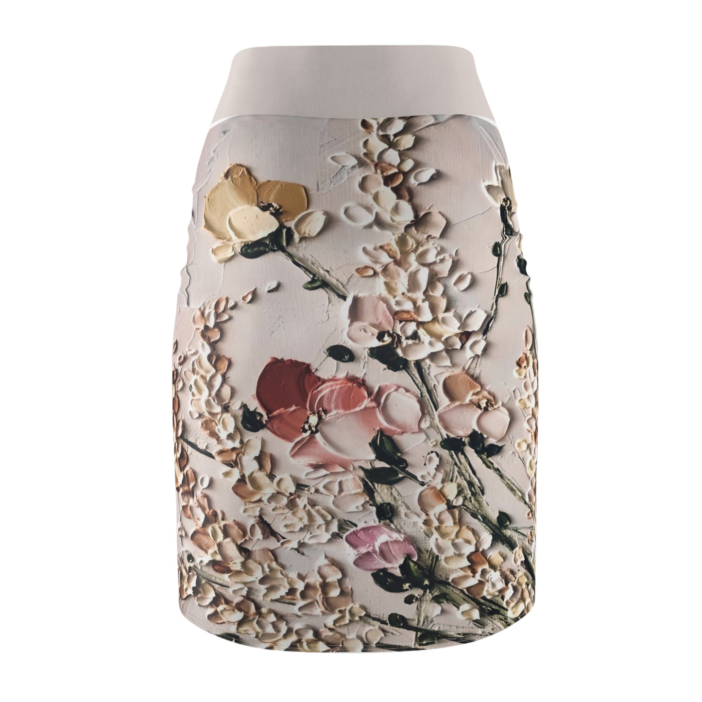 Frosting Flowers Women's Pencil Skirt