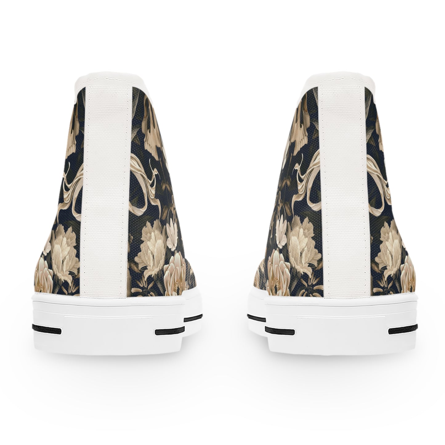 Skull & Roses Women's High Top Sneakers