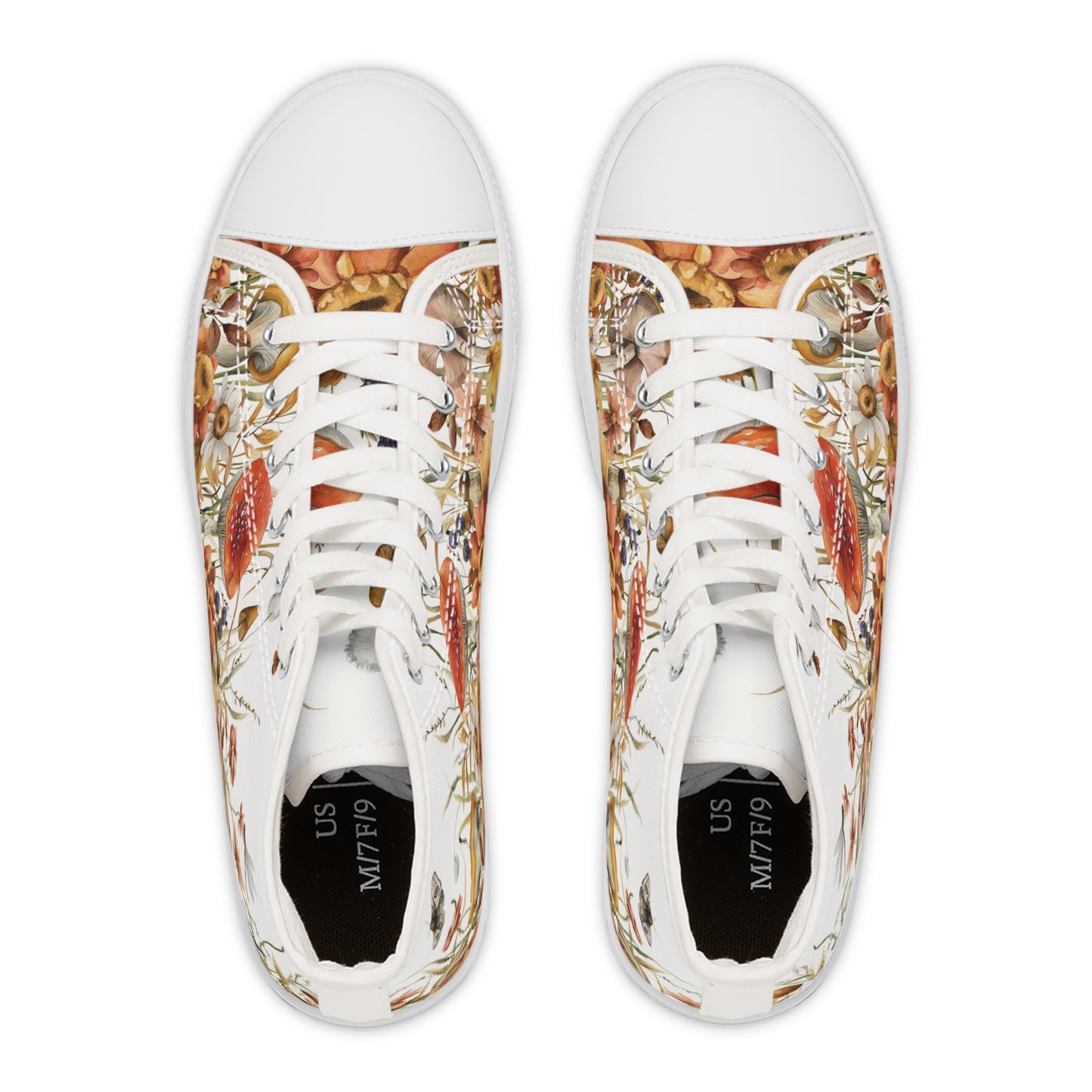 Fungi Fall Women's High Top Sneakers