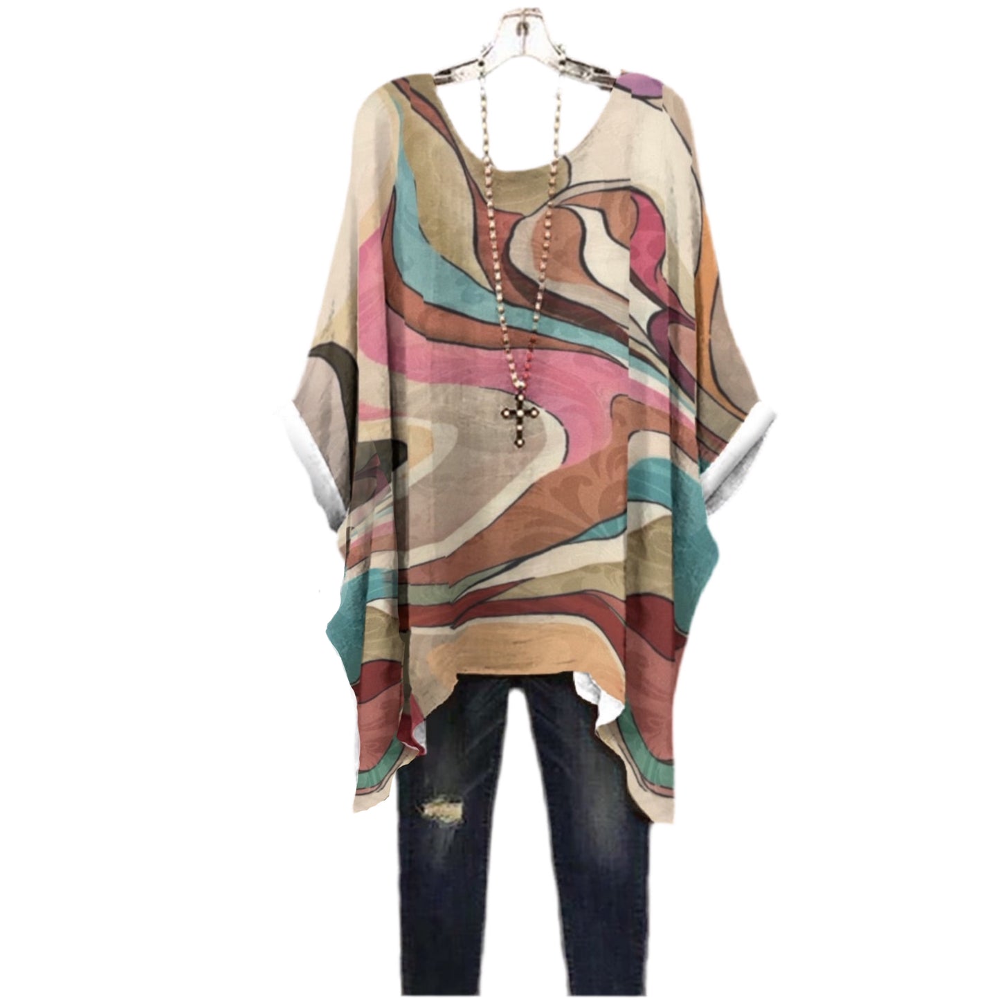 Sahara Sands Women's Bat Sleeve Shirt