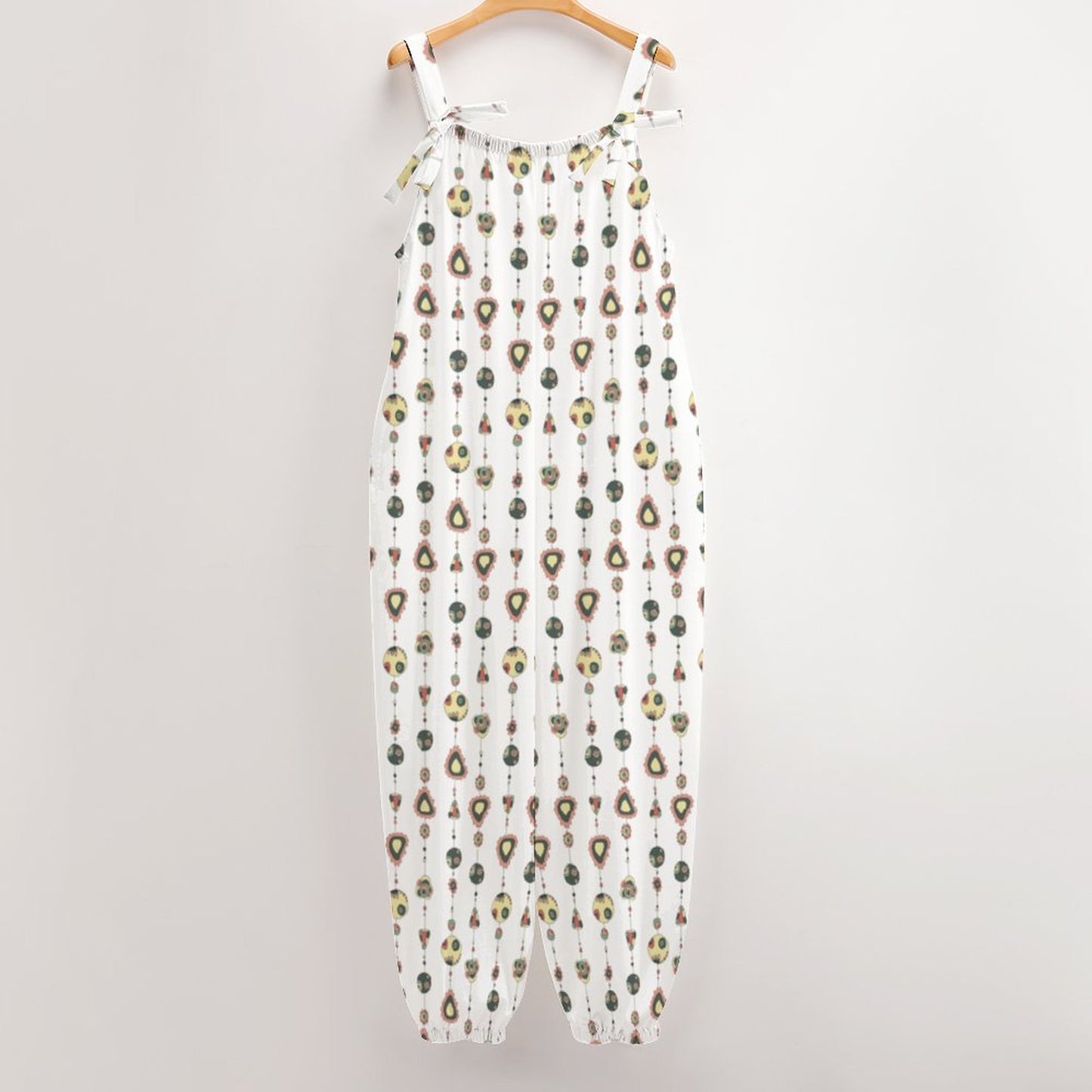 Cute as a Bead Spaghetti Strap Jumpsuit RP (All-Over Printing)
