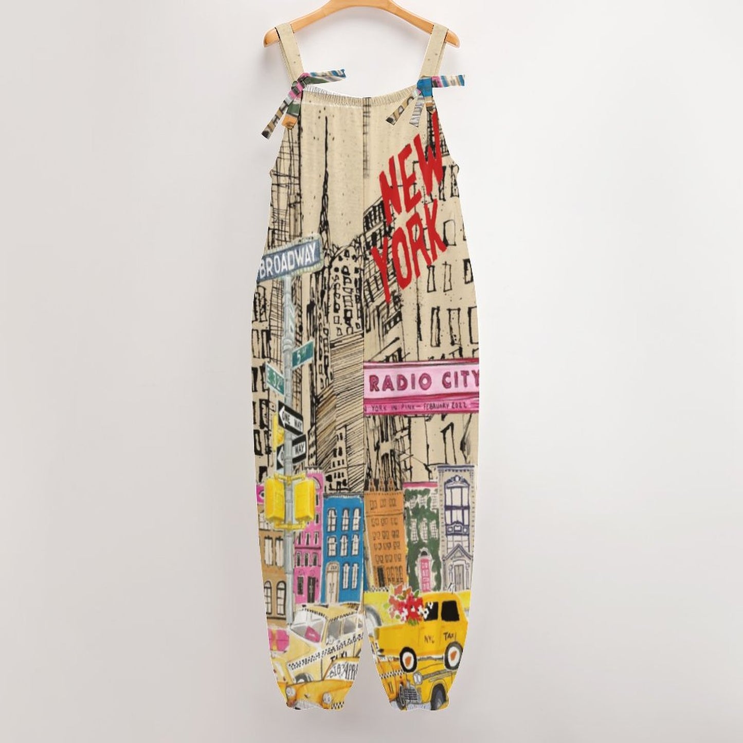 Color Me NYC Spaghetti Strap Jumpsuit