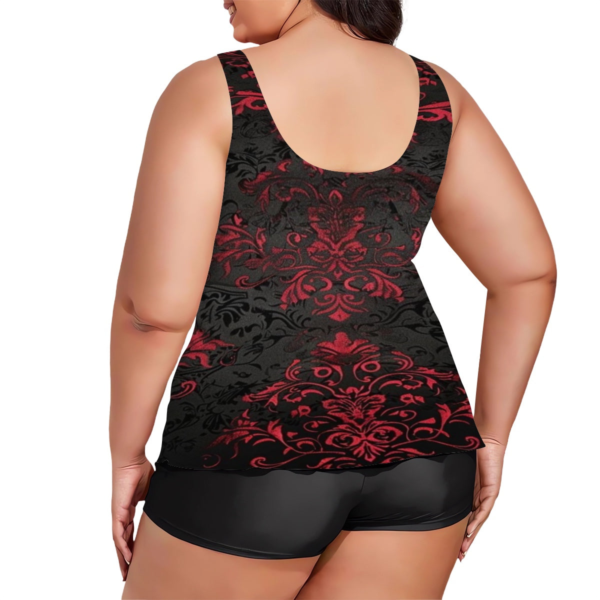 Gothic Romance Plus Size Two Piece Swimsuit for Women