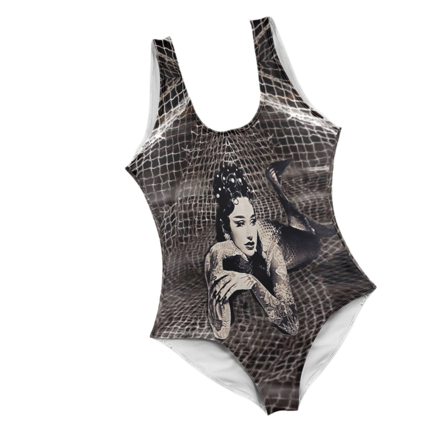 Moxie Mermaid Women's Low Back One Piece Swimsuit