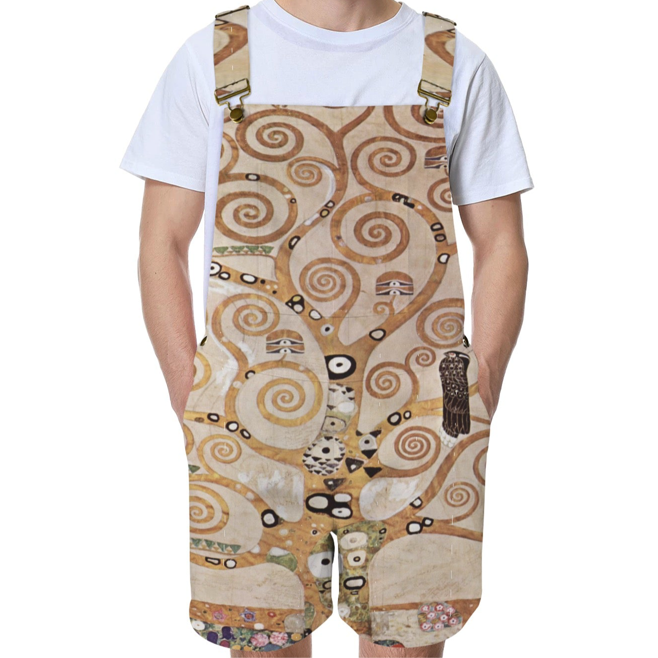 Gusta Klint’s, Tree of Life (1909) on Unisex Suspender Jumpsuit