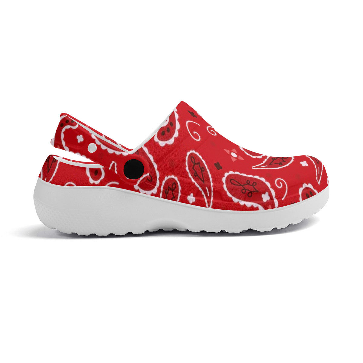 Bandanna Paisley Unisex Lightweight Nursing Clogs