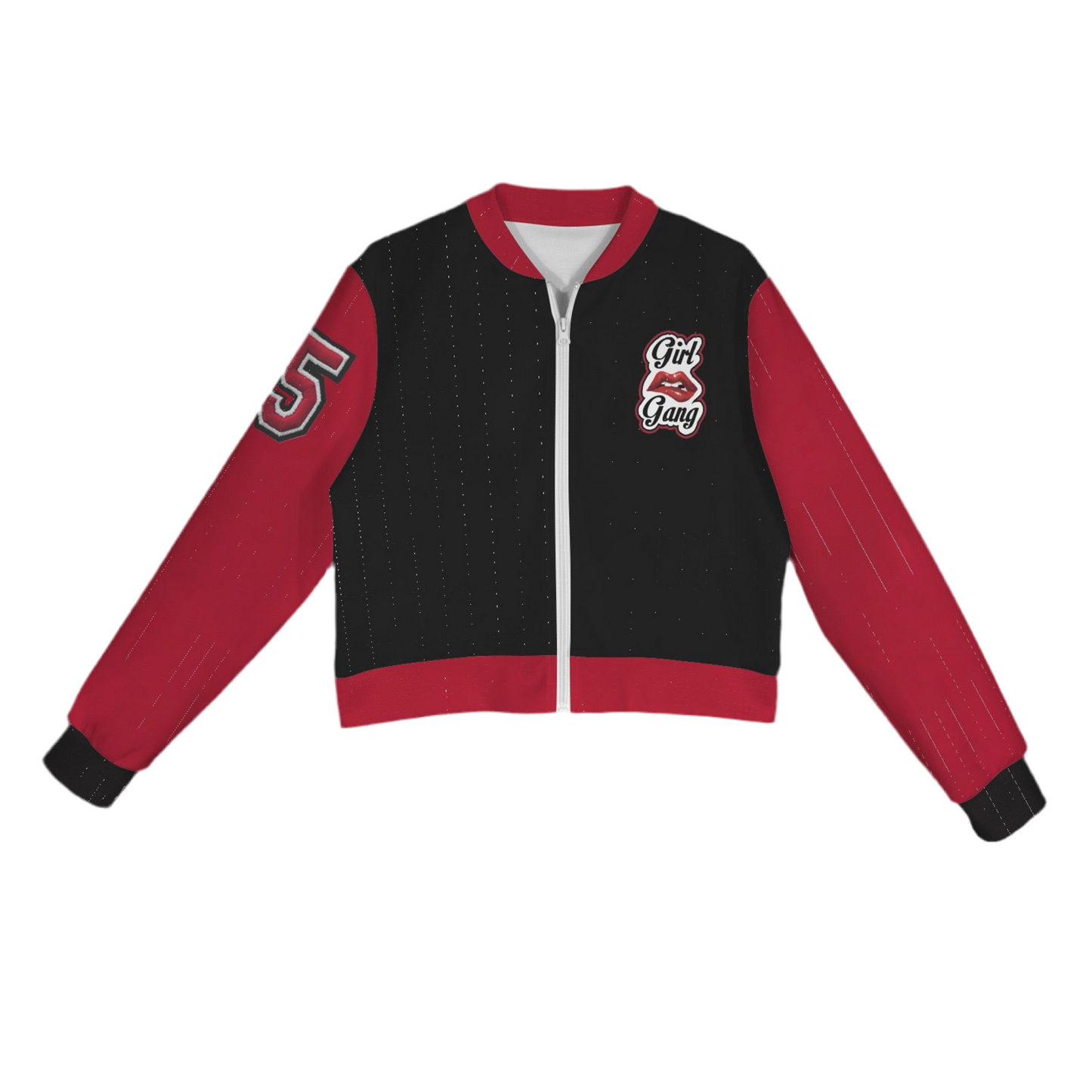 “Girl Gang” (black & red) Bomber Jacket