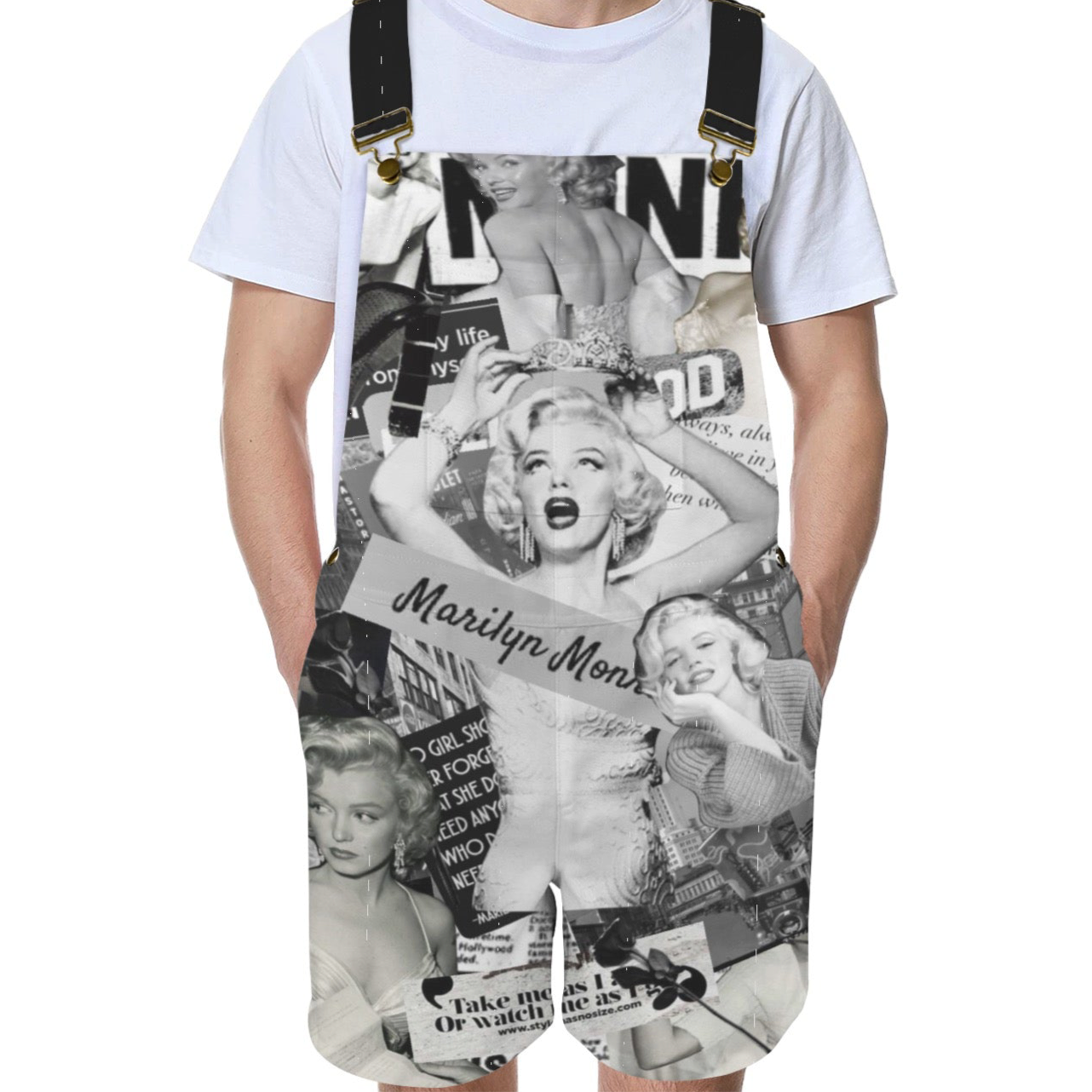 Marilyn in Suspense Unisex Suspender Jumpsuit