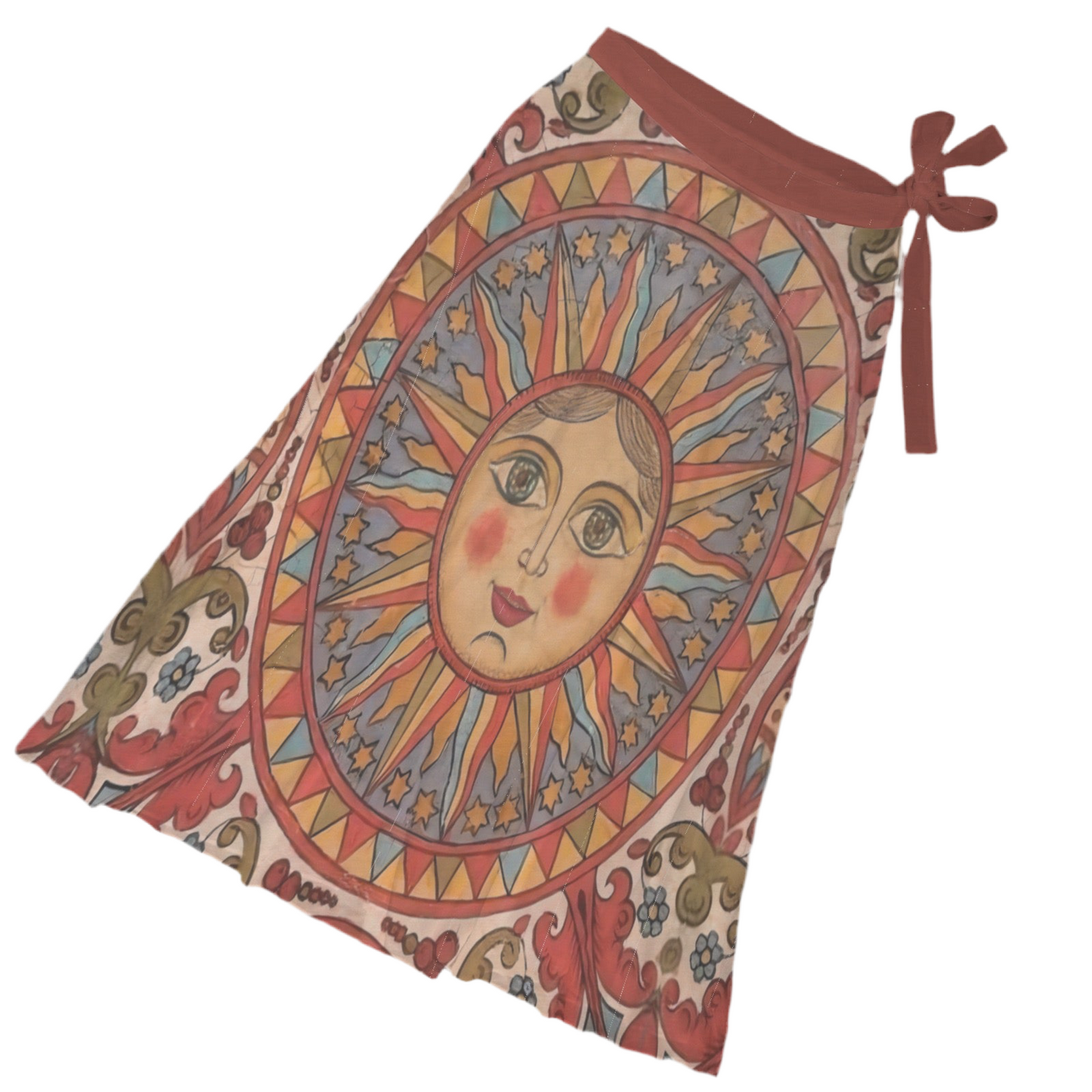 Feminine Warmth (Russian Folk Art)
Women's Long Knot Side Cover Up