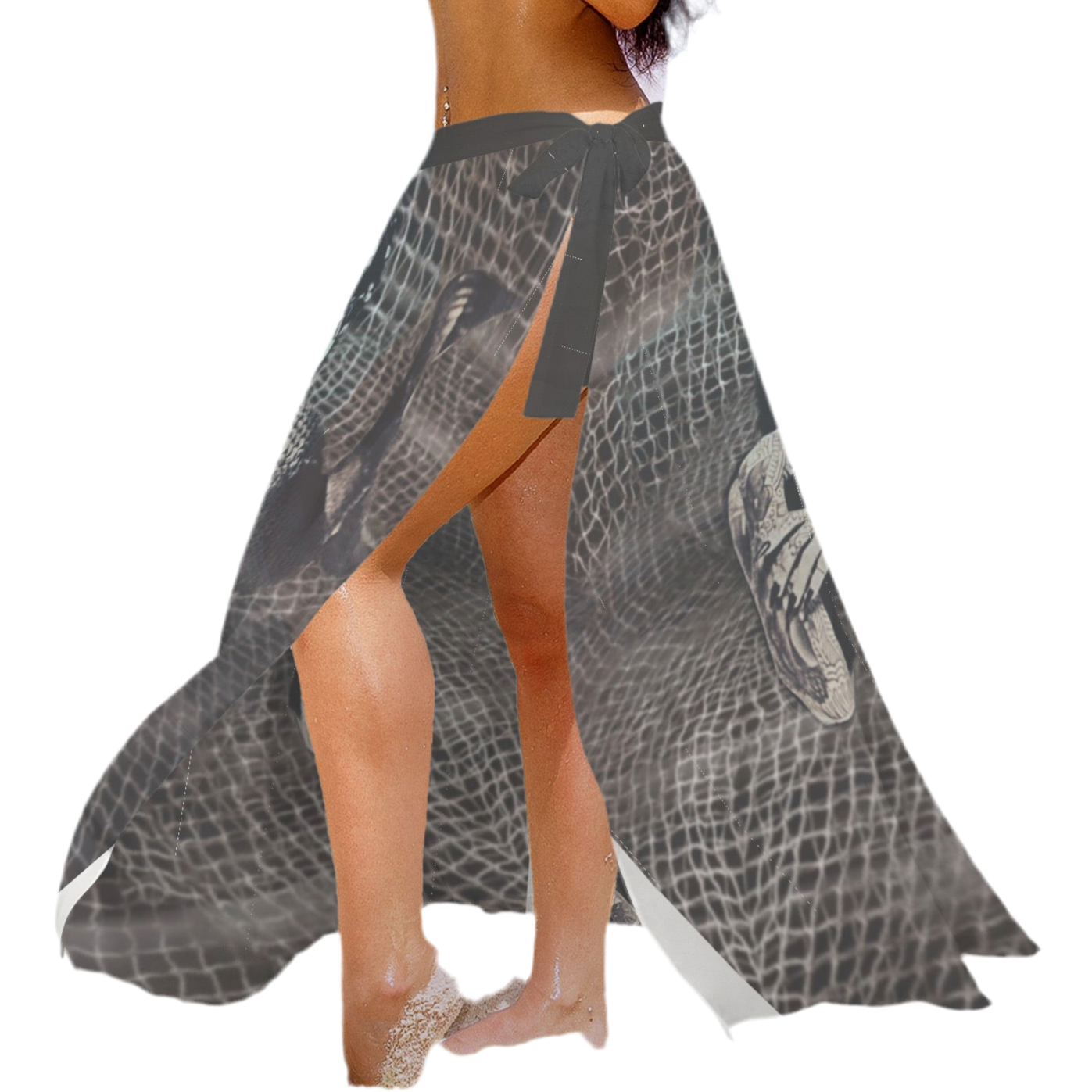 Moxie Mermaid Women's Long Knot Side Cover Up