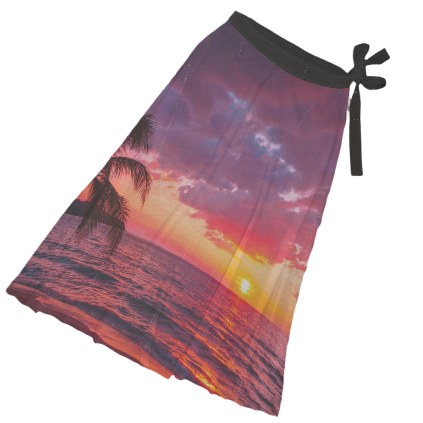 Splendid Sunset Women's Long Knot Side Cover Up