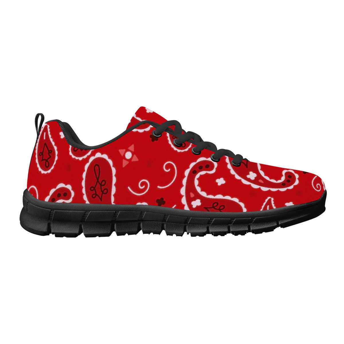 Bandanna Paisley Sneakers - Black
