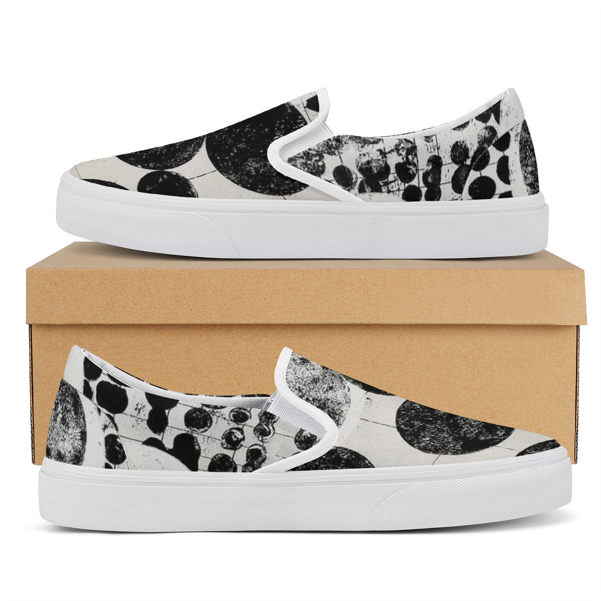Buttons & Bobbles New Style Skate Slip On Shoes