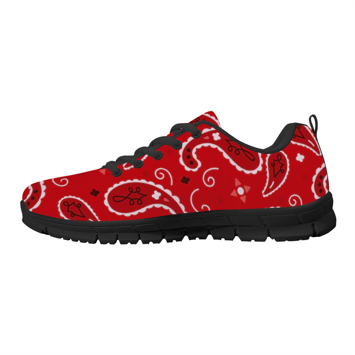 Bandanna Paisley Sneakers - Black