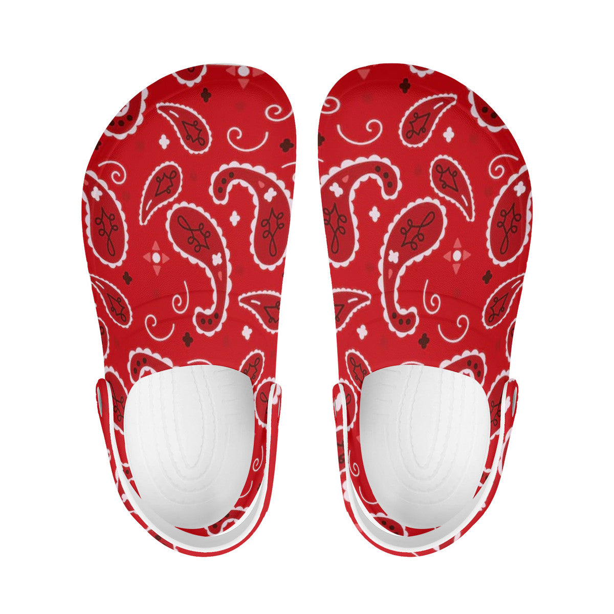 Bandanna Paisley Unisex Lightweight Nursing Clogs