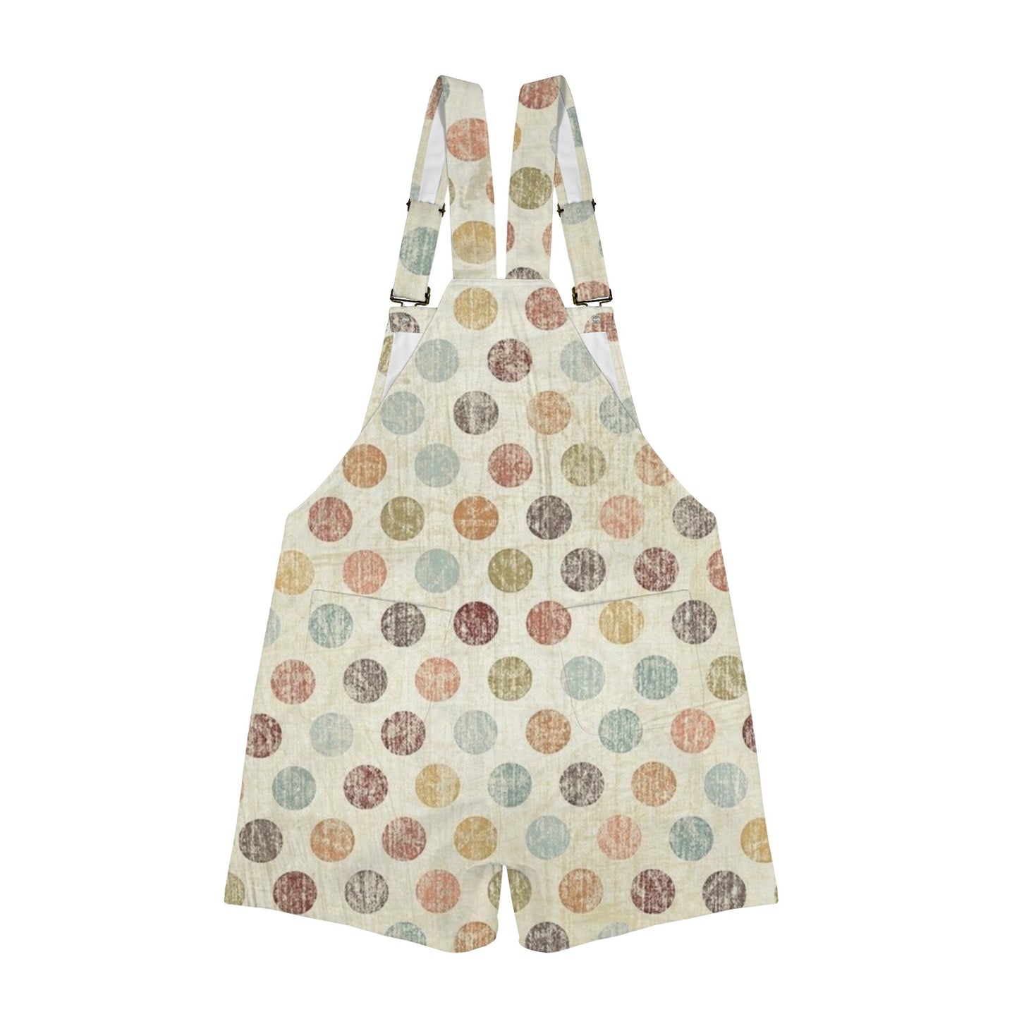 Mossy Dots Unisex Suspender Jumpsuit