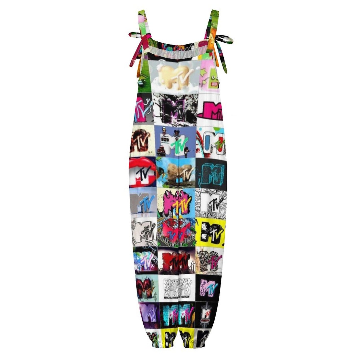 I Want My MTV Spaghetti Strap Jumpsuit