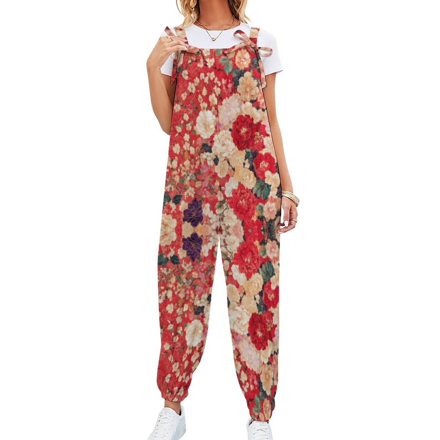 East In Bloom Spaghetti Strap Jumpsuit