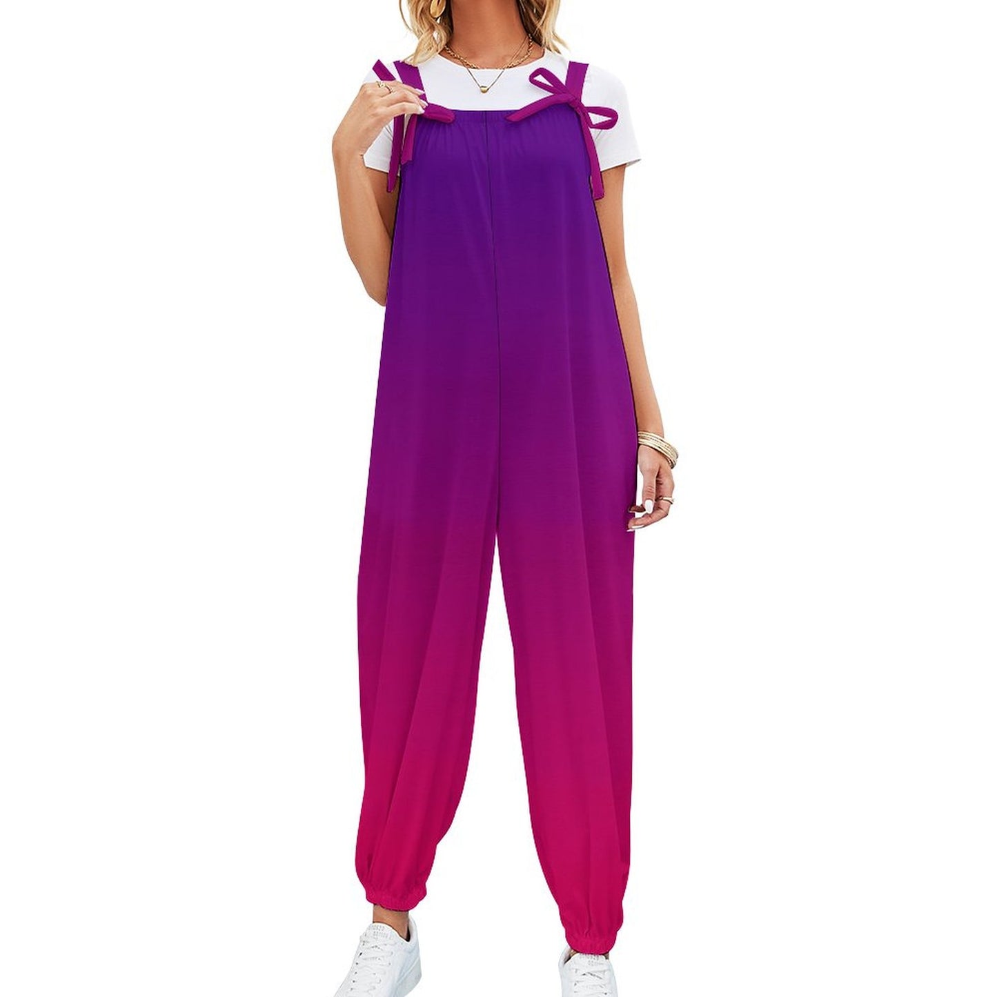 Violet Ombré Spaghetti Strap Jumpsuit