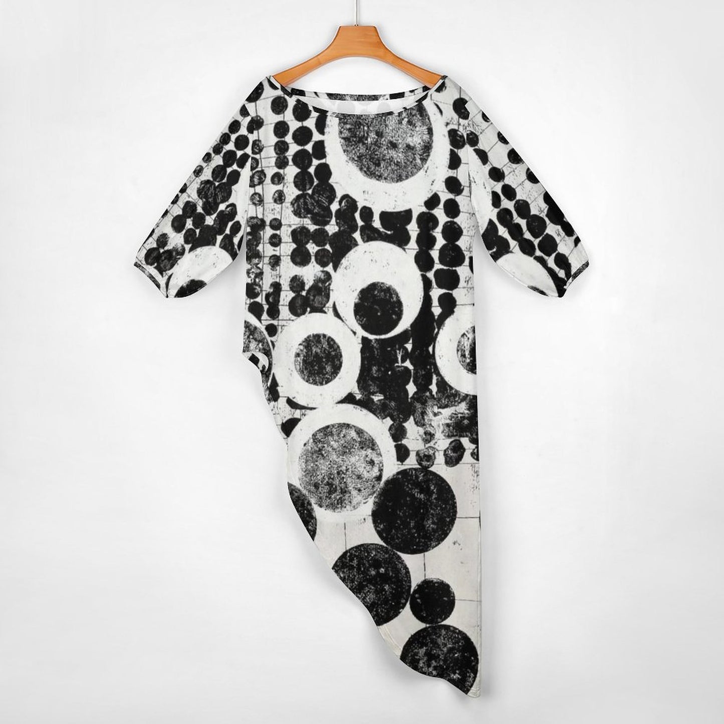 Buttons & Bobbles Diagonal Shoulder Two Piece Set