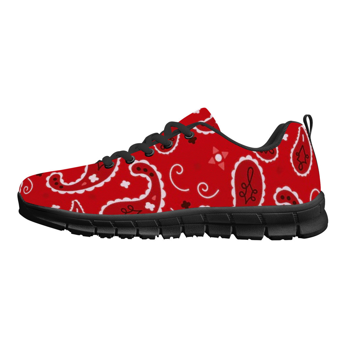 Bandanna Paisley Sneakers - Black