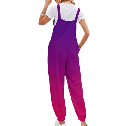 Violet Ombré Spaghetti Strap Jumpsuit