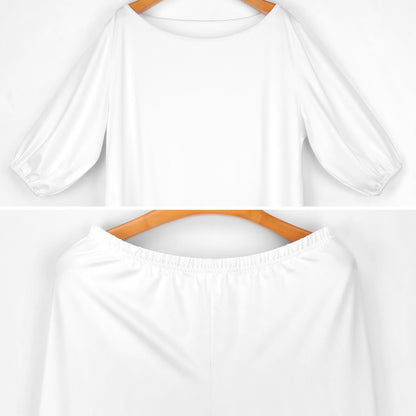 Bead Chic Diagonal Shoulder Two Piece Set